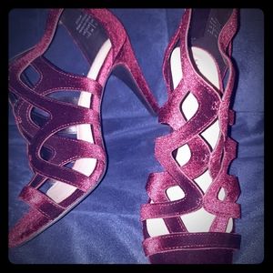 New burgundy heels